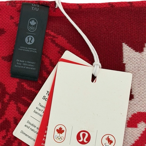 NWT Lululemon Team Canada Future Legacy Scarf Paris 2024 Olympics Scarf - Picture 8 of 10